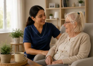 cuidadoras de adultos mayores a domicilio